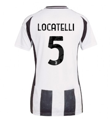 Juventus Manuel Locatelli #5 Primera Equipación Mujer 2024-25 Manga Corta